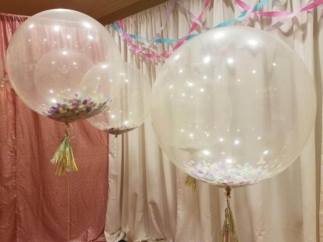 3ft glitter balloons