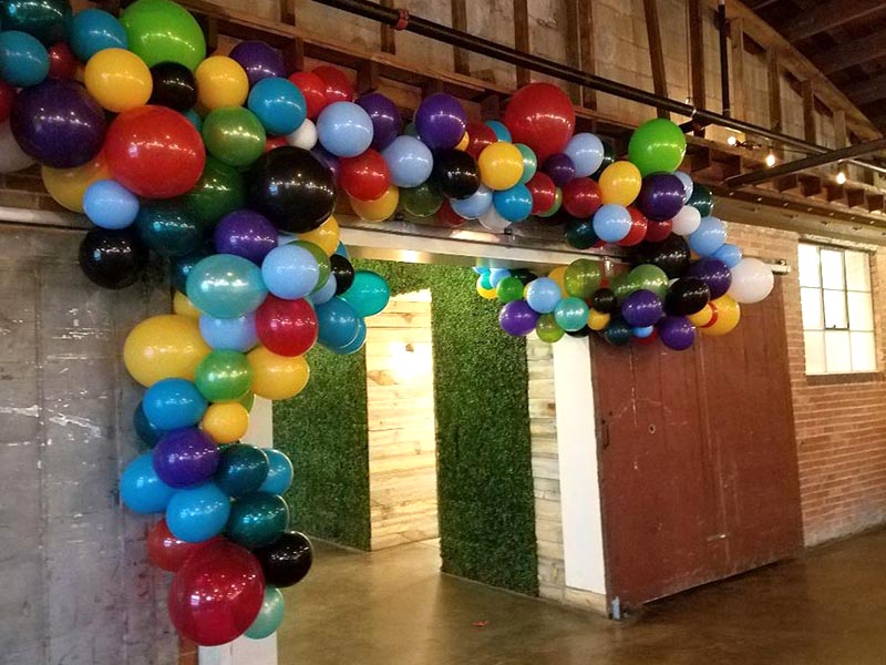 Organic Balloon Decor
